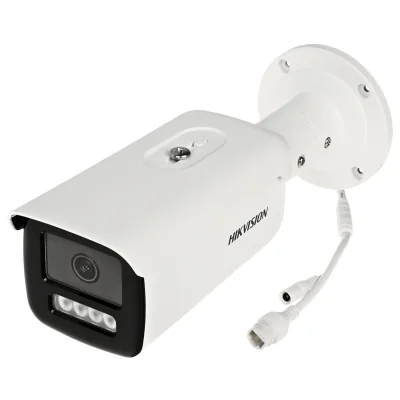 Cameră de supraveghere IP Bullet 6 MP DarkFighter AcuSense HIKVISION DS-2CD2T66G2H-2I(2.8MM), 2.8 mm, IR 60 m, PoE, White
