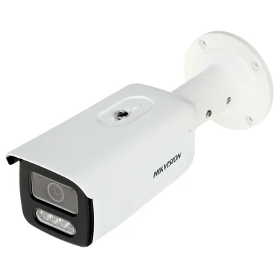 Cameră de supraveghere IP Bullet 8 MP AcuSense HIKVISION DS-2CD2T86G2H-IS2U/SL(2.8MM), 2.8 mm, IR 60 m, PoE, microfon, difuzor, White