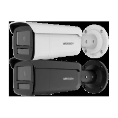 Cameră de supraveghere IP Bullet 8 MP AcuSense Smart Hybrid Light HIKVISION DS-2CD2T83G2-LIS2U/SL(2.8MM), 2.8 mm, WL 60 m, IR 60 m, PoE, microfon, difuzor, White