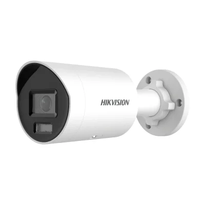 Cameră de supraveghere IP Bullet 8 MP DarkFighter AcuSense HIKVISION DS-2CD2086G2H-IU(4MM)(EF), 4.0 mm, IR 40 m, PoE, microfon, White