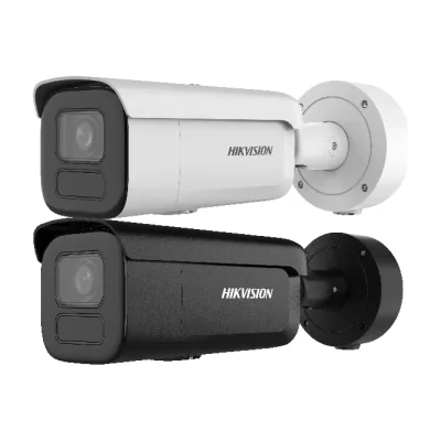 Cameră de supraveghere IP Bullet 8 MP DarkFighter AcuSense HIKVISION DS-2CD2686G2H-IZS(2.8-12MM)(EF), 2.8 - 12.0 mm, IR 60 m, PoE, microfon, White