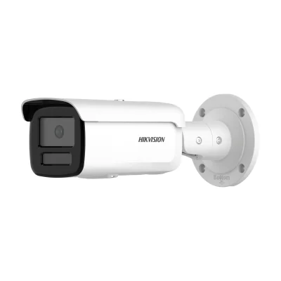 Cameră de supraveghere IP Bullet 8 MP DarkFighter AcuSense HIKVISION DS-2CD2T86G2H-2I(2.8MM)(EF), 2.8 mm, IR 60 m, PoE, White