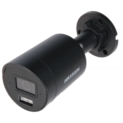 Cameră de supraveghere IP Bullet 8 MP Smart Hybrid Light ColorVu HIKVISION DS-2CD2087G3-LI2UY(2.8MM)/BK, 2.8 mm, WL 40 m, IR 40 m, PoE, microfon, Black
