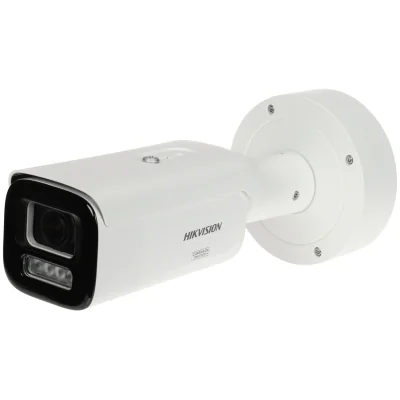 Cameră de supraveghere IP Bullet 8 MP Smart Hybrid Light ColorVu HIKVISION DS-2CD2687G3-LIZS2UY/SL(2.8-12MM), 2.8 - 12.0 mm, WL 60 m, IR 60 m, PoE, microfon, difuzor, White