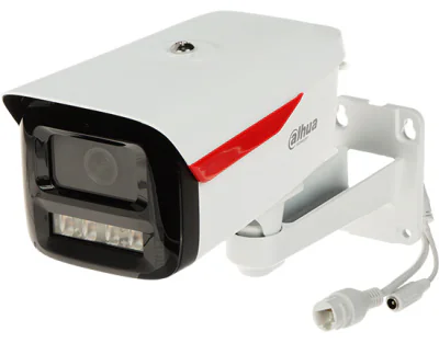 Cameră de supraveghere IP Bullet 8 MP WizColor WizSense DAHUA IPC-HFW2849M-S-LED-0360B-B-PRO, 3.6 mm, WL 50 m, PoE, microfon, Black