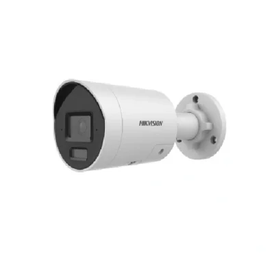 Camera de supraveghere IP Bullet 8MP Hikvision DS-2CD2086G2H- I2U/SL(2.8MM)(EF), lentila fixa 2.8mm, iluminare min: Color: 0.0008 Lux @ (F1.0, AGC ON),0 Lux cu IR 40m, 2 microfoane incorporate, slot card de memorie: microSD/microSDHC/microSDXC maxim 