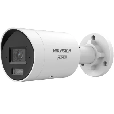 Camera de supraveghere IP Bullet 8MP Hikvision DS-2CD2087G3- LI2UY(2.8MM), lentila fixa 2.8mm, iluminare min: Color: 0.0005 Lux @ (F1.0, AGC ON),0 Lux cu lumina alba: 40m, IR 40m, microfon incorporat, slot card de memorie: microSD/microSDHC/microSDXC