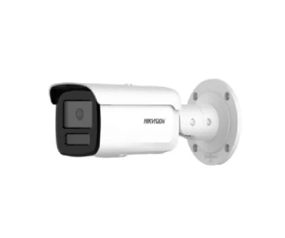 Camera de supraveghere IP Bullet 8MP Hikvision DS-2CD2T86G2H-2I(2.8MM) (EF), lentila fixa 2.8mm, iluminare min: Color: 0.0008 Lux @ (F1.0, AGC ON),B/W: 0 Lux cu IR 60m, slot card de memorie: microSD/microSDHC/microSDXC maxim 512GB, alarma la evenimen