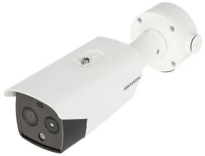 Cameră de supraveghere IP Bullet termală bi-spectru 4 MP HIKVISION DS-2TD2617-3/QA, termal 160 × 120, 3.1 mm, WL 40 m, IR 40 m, PoE, White