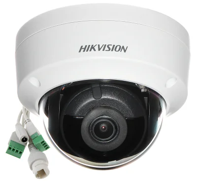 Cameră de supraveghere IP Dome 2 MP AcuSense HIKVISION DS-2CD2123G2-IS28D, 2.8 mm, IR 30 m, PoE, White