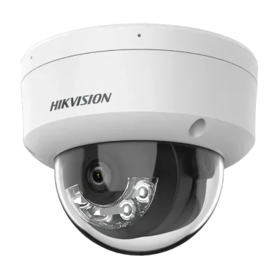 Cameră de supraveghere IP Dome 2 MP Smart Hybrid Light HIKVISION DS-2CD1123G2-LIUF(2.8MM), 2.8 mm, WL 30 m, IR 30 m, PoE, microfon, White