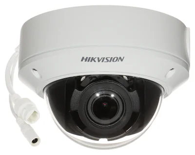 Cameră de supraveghere IP Dome 2 MP Smart Hybrid Light HIKVISION DS-2CD1723G2-IZ, 2.8 - 12.0 mm, IR 30 m, PoE, White
