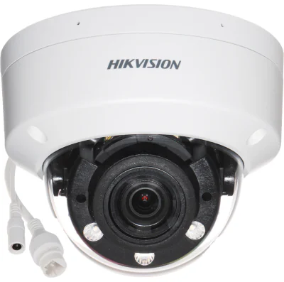 Cameră de supraveghere IP Dome 2 MP Smart Hybrid Light HIKVISION DS-2CD1723G2-LIZU(2.8-12MM), 2.8 - 12.0 mm, WL 30 m, IR 30 m, PoE, microfon, White
