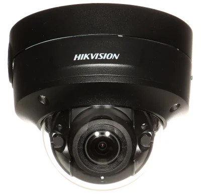 Cameră de supraveghere IP Dome 4 MP AcuSense DarkFighter HIKVISION DS-2CD2746G2-IZSBC, 2.8 - 12 mm, IR 40 m, PoE, Black