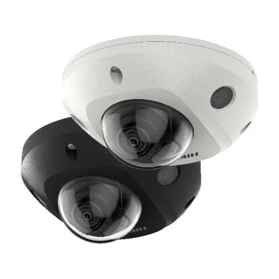 Cameră de supraveghere IP Dome 4 MP AcuSense HIKVISION DS-2CD2543G2-IWS2, 2.8 mm, IR 30 m, PoE, microfon, White