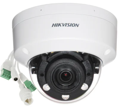 Cameră de supraveghere IP Dome 4 MP AcuSense Smart Hybrid Light HIKVISION DS-2CD2743G2-LIZS2U(2.8-12MM), 2.8 - 12.0 mm, WL 40 m, IR 40 m, PoE, microfon, White