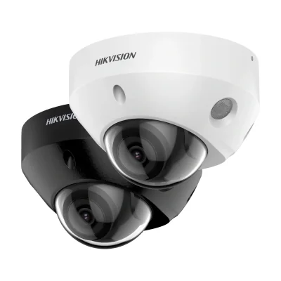 Cameră de supraveghere IP Dome 4 MP ColorVu HIKVISION DS-2CD2547G2-LS2CB, 2.8 mm, WL 30 m, PoE, microfon, Black