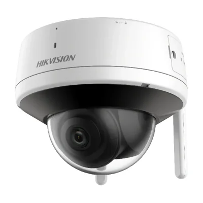 Cameră de supraveghere IP Dome 4 MP HIKVISION DS-2CV2141G2-IDW(2.8MM)(W), 2.8 mm, IR 30 m, microfon, difuzor, White
