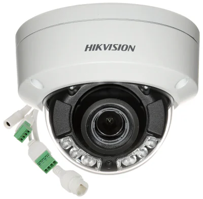 Cameră de supraveghere IP Dome 4 MP Smart Hybrid Light ColorVu HIKVISION DS-2CD2747G2HT-LIZS(2.8-12MM)(EF), 2.8 - 12.0 mm, WL 40 m, IR 40 m, PoE, White