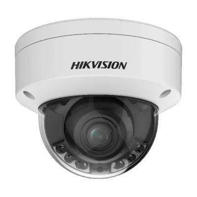 Cameră de supraveghere IP Dome 4 MP Smart Hybrid Light ColorVu HIKVISION DS-2CD2747G2HT-LIZS(2.8-12MM)(EF), 2.8 - 12.0 mm, WL 40 m, IR 40 m, PoE, White
