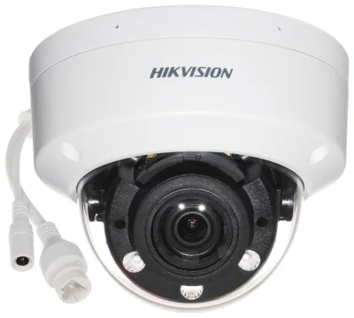 Cameră de supraveghere IP Dome 4 MP Smart Hybrid Light HIKVISION DS-2CD1743G2-LIZU(2.8-12MM), 2.8 - 12.0 mm, WL 30 m, IR 30 m, PoE, microfon, White