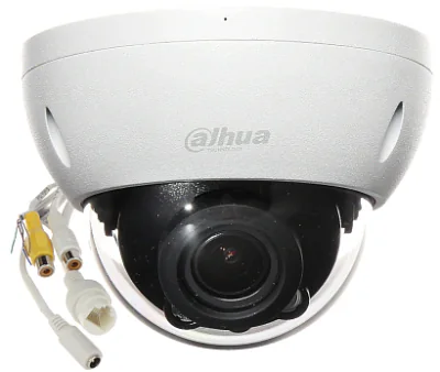 Cameră de supraveghere IP Dome 4 MP WizSense DAHUA IPC-HDBW2441R-ZAS-27135, 2.7-13.5 mm, IR 40 m, PoE, microfon, White