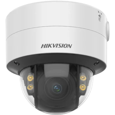 Camera de supraveghere IP Dome 4K Hikvision DS-2CD2787G2T-LZS(2.8-12MM) (C), lentila varifocala: 2.8-12mm, iluminare: Color: 0.0008 Lux @ (F1.2, AGC ON),B/W: 0 Lux cu lumina alba: 40m, slot card de memorie: microSD/microSDHC/microSDXC card, up to 512