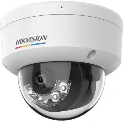 Camera de supraveghere IP Dome 4MP ColorVu 3.0 Hikvision DS-2CD1147G3H-LIU(2.8MM), lentila fixa 2.8mm, iluminare: Color: 0.0001 Lux @ (F1.0, AGC ON)cu IR: 30m, microfon incorporat, interfata: 1 x RJ45 10 M/100 M self-adaptive Ethernet port, alarma la
