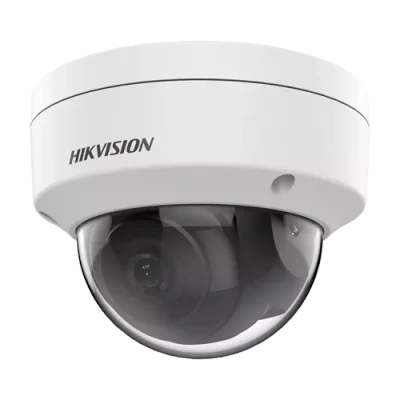 Camera de supraveghere IP Dome 4MP Hikvision DS-2CD1141G0-I(2.8MM), lentila fixa 2.8mm, iluminare: Color: 0.01 Lux @ (F2.0, AGC ON), B/W: 0 Lux with IR: 30m, interfata: 1 RJ45 10 M/100 M self-adaptive Ethernet port, alarma la evenimente: Motion detec
