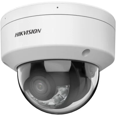 Camera de supraveghere IP Dome 4MP Hikvision DS-2CD2147G2H-LISU(2.8MM) (EF), lentila fixa 2.8mm, iluminare min: Color: 0.0005 Lux @ (F1.0, AGC ON), 0 Lux cu lumina alba: 30m, IR 30m, microfon incorporat, interfata audio: 1/1, alarma: 1/1, slot card d