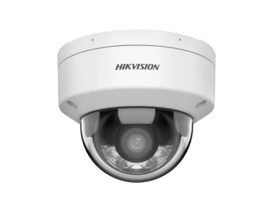 Camera de supraveghere IP Dome 4MP Hikvision DS-2CD2147G2H-LISU(4MM) (EF), lentila fixa 4mm, iluminare min: Color: 0.0005 Lux @ (F1.0, AGC ON), 0 Lux cu lumina alba: 30m, IR 30m, microfon incorporat, interfata audio: 1/1, alarma: 1/1, slot card de me