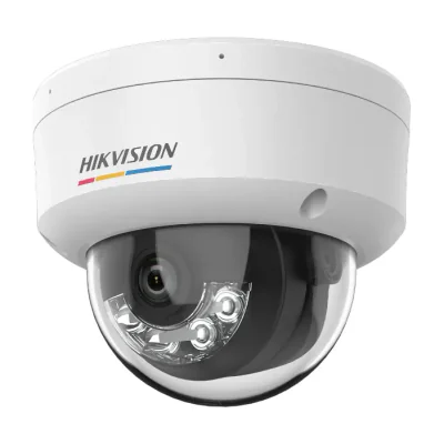 Cameră de supraveghere IP Dome 6 MP ColorVu Smart Hybrid Light HIKVISION DS-2CD1167G2H-LIU(2.8MM), 2.8 mm, WL 30 m, IR 30 m, PoE, microfon, White