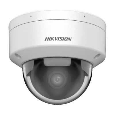 Cameră de supraveghere IP Dome 8 MP DarkFighter AcuSense HIKVISION DS-2CD2186G2H-I(2.8MM)(EF), 2.8 mm, IR 30 m, PoE, microfon, White