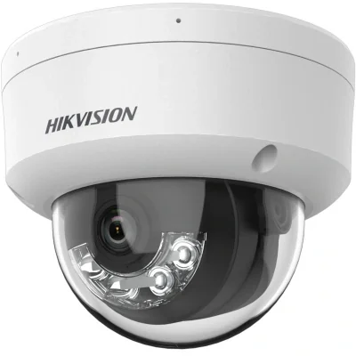 Camera de supraveghere IP Dome 8MP Hikvision DS-2CD1183G2-LIUF(2.8MM), lentila fixa 2.8mm, iluminare: Color: 0.01 Lux @ (F2.0, AGC ON),B/W: 0 Lux cu IR: 30m, microfon incorporat, difuzor incorporat, interfata audio: 1/1, alarma: 1/1, slot card de mem