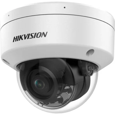 Camera de supraveghere IP Dome 8MP Hikvision DS-2CD2187G2H-LISU(2.8MM) (EF), lentila fixa 2.8mm, iluminare min: Color: 0.0005 Lux @ (F1.0, AGC ON), 0 Lux cu lumina alba: 30m, IR 30m, microfon incorporat, interfata audio: 1/1, alarma: 1/1, slot card d