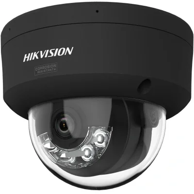 Camera de supraveghere IP Dome 8MP Smart Hybrid Light with ColorVu Hikvision DS-2CD2147G3-LIS2UY(2.8MM)/BK, lentila fixa 2.8mm, iluminare min: Color: 0.0001 Lux @ (F1.0, AGC ON),0 Lux with light, lumina alba / IR: 30m, microfon dublu incorporat, inte