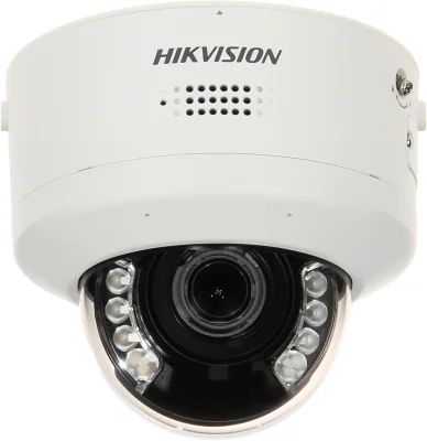 Cameră de supraveghere IP Dome PTRZ 4 MP AcuSense HIKVISION DS-2CD2746G2H-IPTRZS2U/SL(2.8-12MM), 2.8 - 12.0 mm, IR 40 m, PoE, microfon, difuzor, White
