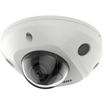 Camera de supraveghere IP Mini Dome 4MP Hikvision DS-2CD2543G2- LIS2U(2.8MM), lentila fixa 2.8mm, iluminare min: Color: 0.005 Lux @ (F1.6, AGC ON),0 Lux cu IR 30m, microfon dual incorporat, interfata audio: 1/1, alarma: 1/1, slot card de memorie: mic