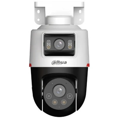 Cameră de supraveghere IP PT 2 MP WizColor WizSense DAHUA IPC-PTS2249B-E2-S-PV-LED-0360B-PRO, 3.6 mm, WL 30 m, PoE, microfon, White