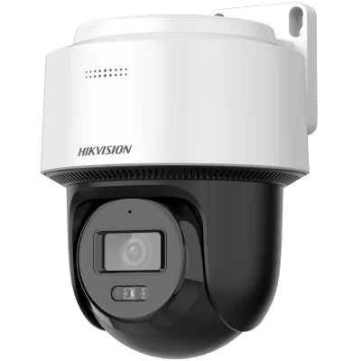 Cameră de supraveghere IP PT 6 MP Smart Hybrid Light HIKVISION DS-2DE2C600MWG-E(2.8MM), 2.8 mm, WL 30 m, IR 30 m, PoE, microfon, difuzor, White
