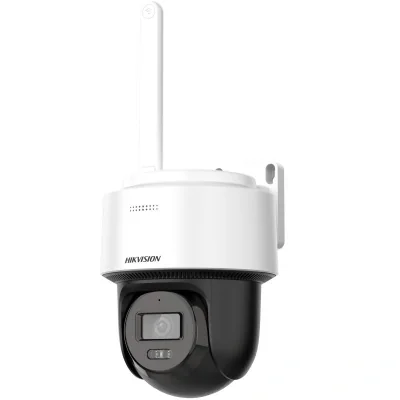 Camera de supraveghere IP PT Hikvision DS-2DE2C400IWG/W(2.8MM)(W), lentila fixa: 2.8mm, iluminare: Color: 0.01 Lux @ (F1.6, AGC ON),B/W: 0.005 Lux @ (F1.6, AGC ON),0 Lux cu IR: 30m, microfon si difuzor incorporat, slot card de memorie: microSD/microS