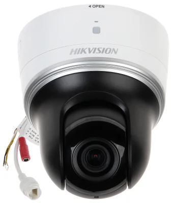 Cameră de supraveghere IP PTZ 2 MP HIKVISION DS-2DE2204IW-DE3WB, 2.8 - 12 mm, zoom optic 4x, IR 20 m, PoE, White