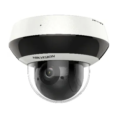 Cameră de supraveghere IP PTZ 2 MP HIKVISION DS-2DE2A204IW-DE3W, 2.8 - 12.0 mm, zoom optic 4x, IR 20 m, PoE, microfon, White