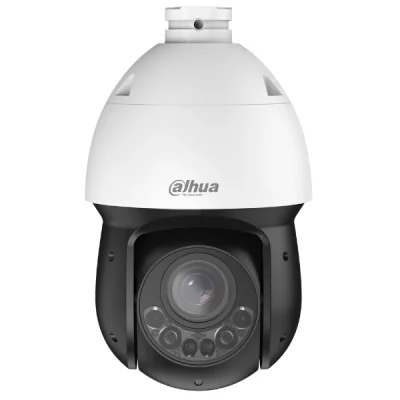 Cameră de supraveghere IP PTZ 2 MP Smart Dual Light WizSense DAHUA DH-SD4D225MB-HNR, 4.8 - 120 mm, zoom optic 25x, WL 100 m, IR 100 m, PoE, White