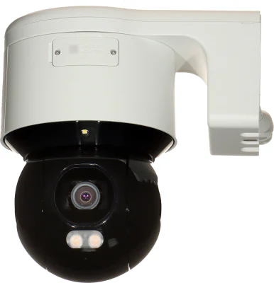 Cameră de supraveghere IP PTZ 4 MP ColorVu HIKVISION DS-2DE3A400BW-DE/W(F1)(T5), 4.0 mm, WL 30 m, PoE, microfon, difuzor, White