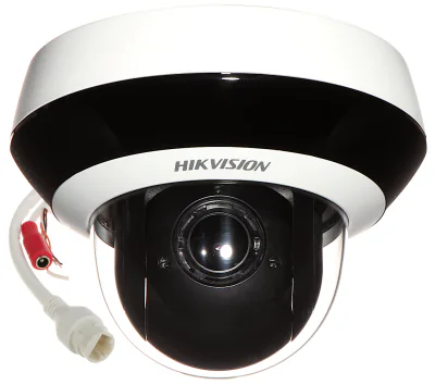 Cameră de supraveghere IP PTZ 4 MP HIKVISION DS-2DE2A404IW-DE3/W(C0)(S6)(C), 2.8 - 12.0 mm, zoom optic 4x, IR 20 m, PoE, microfon, White