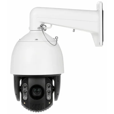 Cameră de supraveghere IP Speed Dome 4 MP DarkFighter HIKVISION DS-2DE7A432IW-AEB5, 5.9 - 188.8 mm, zoom optic 32x, IR 200 m, PoE, difuzor, White