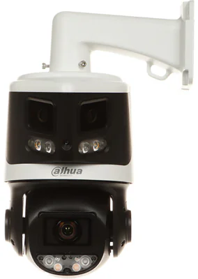 Cameră de supraveghere IP Speed Dome 8 MP TiOC Starlight DAHUA DH-SDT3E410-8P-MB-A-PV1, 2.8 mm + 4 - 40 mm, zoom optic 10x, WL 30 m, IR 30 m, PoE, microfon, White