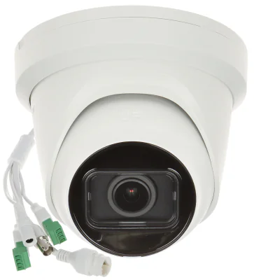 Cameră de supraveghere IP Turret 2 MP AcuSense HIKVISION DS-2CD2H23G2-IZS, 2.8 - 12.0 mm, IR 40 m, PoE, White