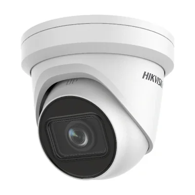 Cameră de supraveghere IP Turret 2 MP AcuSense HIKVISION DS-2CD2H23G2-IZS, 2.8 - 12.0 mm, IR 40 m, PoE, White